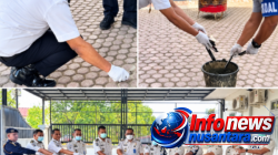 Lapas Kelas IIB Langsa Musnahkan Barang Bukti Seperti Handphone dan Barang Lainnya Hasil Pengamanan dan Penertiban