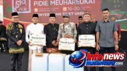 PT Amat Tong Diesel Geumpang Tebar Berkah di HUT Pidie ke-515, 3 Warga Diberangkatkan Umrah