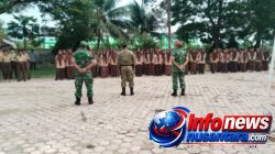 Dari Lapangan Sekolah, Danramil Jangka Buya Tanamkan Nilai Disiplin