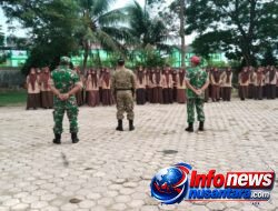 Dari Lapangan Sekolah, Danramil Jangka Buya Tanamkan Nilai Disiplin