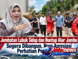 Jembatan Lubuk Sidup dan Huntap Alur Jambu Segera Dibangun, Nora Apresiasi Perhatian Pemerintah
