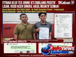 Dugaan Hasil Tes Urine di PT Delima Makmur Dipertanyakan! RSUD Aceh Singkil Catat Lima Jenis Narkoba Negatif, Ayah Karyawan Desak Kejelasan