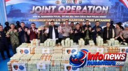 Jaringan Narkotika Internasional Terbongkar, Kapal Tanker MT Global 168 Bawa 1,16 Ton Ketamin di Perairan Selat Malaka Pelabuhan Belawan, 8 Orang Berhasil Diamankan
