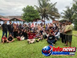 The Beauty of Ganting Beach” Kompak Silaturrahmi dan Syukuran Juara III Karnaval HUT Simeulue ke-27 Desa Sinabang