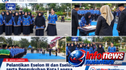 Wali Kota Langsa Lantik 141 Pejabat Eselon III dan IV