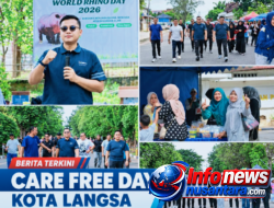 Semarak CFD Langsa, Wali Kota dan Sahabat Leuser Ajak Lestarikan Badak Sumatera