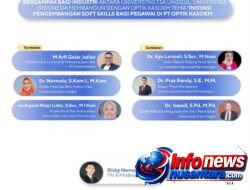 Akademisi Magister Pendidikan Dasar Universitas Esa Unggul Dr. Iswadi Dorong Pengembangan Soft Skill Pegawai untuk Perkuat Mutu dan Pelayanan Prima di Optik Kasoem