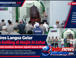 Kapolres Langsa Gelar Subuh Keliling di Masjid Al-Azhar, AKBP Hyrowo Serahkan Bantuan Sajadah kepada BKM