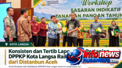 Konsisten dan Tertib Lapor Data Pertanian, DPPKP Kota Langsa Raih Penghargaan dari Distanbun Aceh