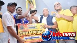 Bupati Bireuen H. Mukhls Hadir Final Piala Kecamatan Jangka Keluar Sebagai Juara
