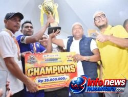 Bupati Bireuen H. Mukhls Hadir Final Piala Kecamatan Jangka Keluar Sebagai Juara