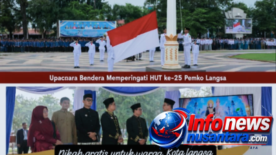 Rayakan HUT ke-25, Pemko Langsa Luncurkan Nikah Gratis, Terima Rekor MURI, dan Santuni Ribuan Anak Yatim