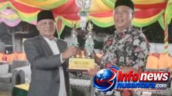 Geudong Juara Umum MTQ ke-38 Kecamatan Kota Juang, Piala Bergilir Diserahkan Camat Saifuddin