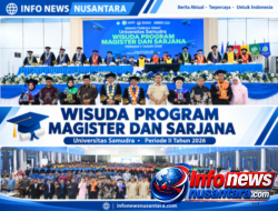 Wisuda 807 Lulusan Unsam, Wali Kota Langsa Dorong Kampus Jadi Mitra Strategis Pembangunan