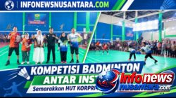 Kompetisi Badminton Antarinstansi Semarakkan HUT KORPRI ke-55 Kota Langsa