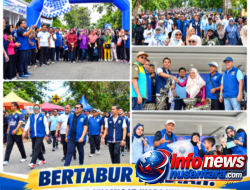 Bertabur Hadiah, Jalan Sehat Semangat Juara KNPI Langsa di CFD Diikuti Ribuan Warga