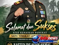 Baru Dipercaya Pimpin Koramil 27, Agam Akmal Kini Sandang Pangkat Kapten
