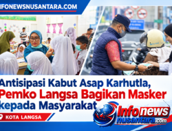 Antisipasi Kabut Asap Karhutla, Pemko Langsa Bagikan Masker kepada Masyarakat